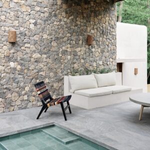 Alternative view of Casares Lounge Chair | San Geronimo Pattern