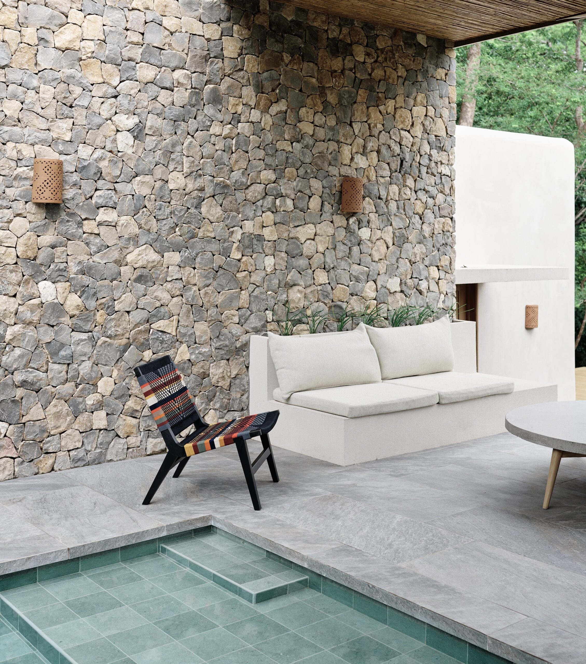 Casares Lounge Chair | San Geronimo Pattern - Image 2