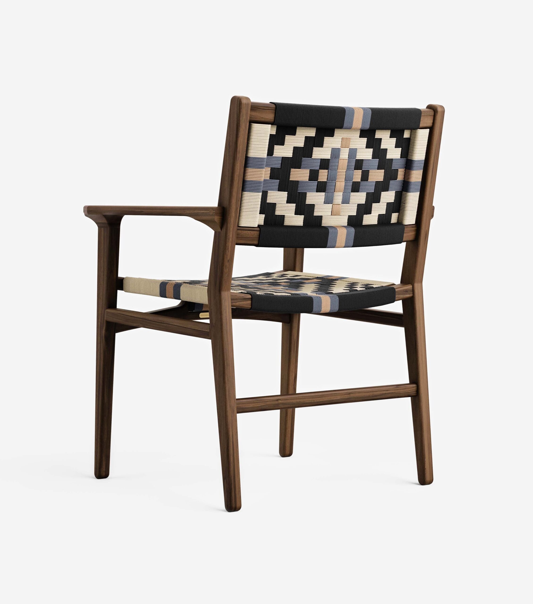 Chontales Dining Chair w/ Armrests | Colonial Pattern - Image 6