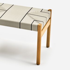 Alternative view of Metapa Bench | Astra Pattern