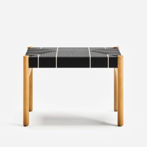Metapa Bench | Grafik Black & Naturaline Pattern