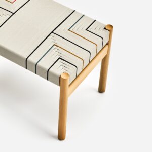 Alternative view of Metapa Bench | Stijl Pattern