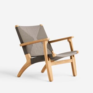 Masaya Armchair | Taupe Cross Braided Cord