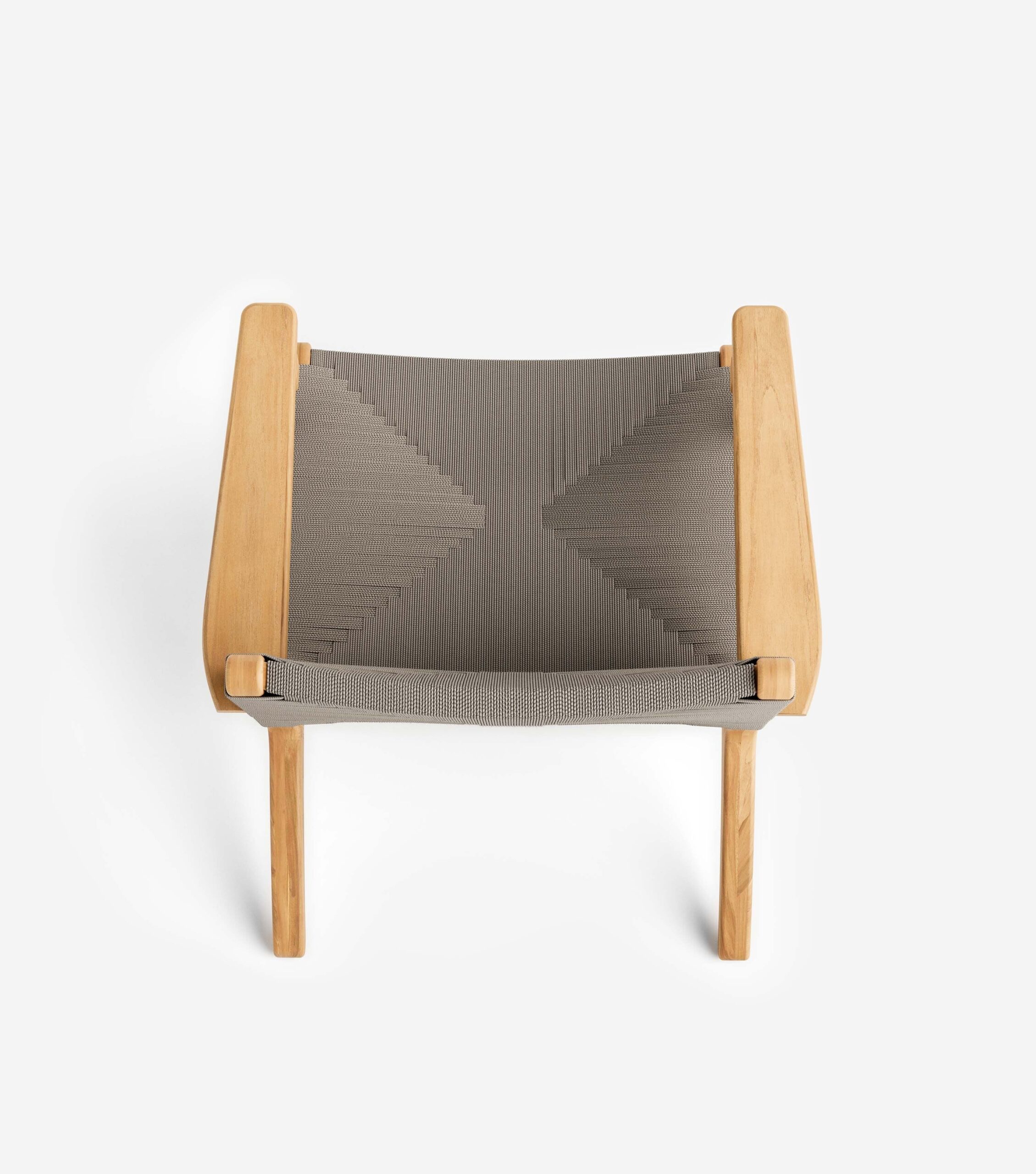 Masaya Armchair | Taupe Cross Braided Cord - Image 4