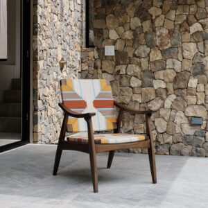 Alternative view of Izapa Armchair | Pearl Lagoon Pattern