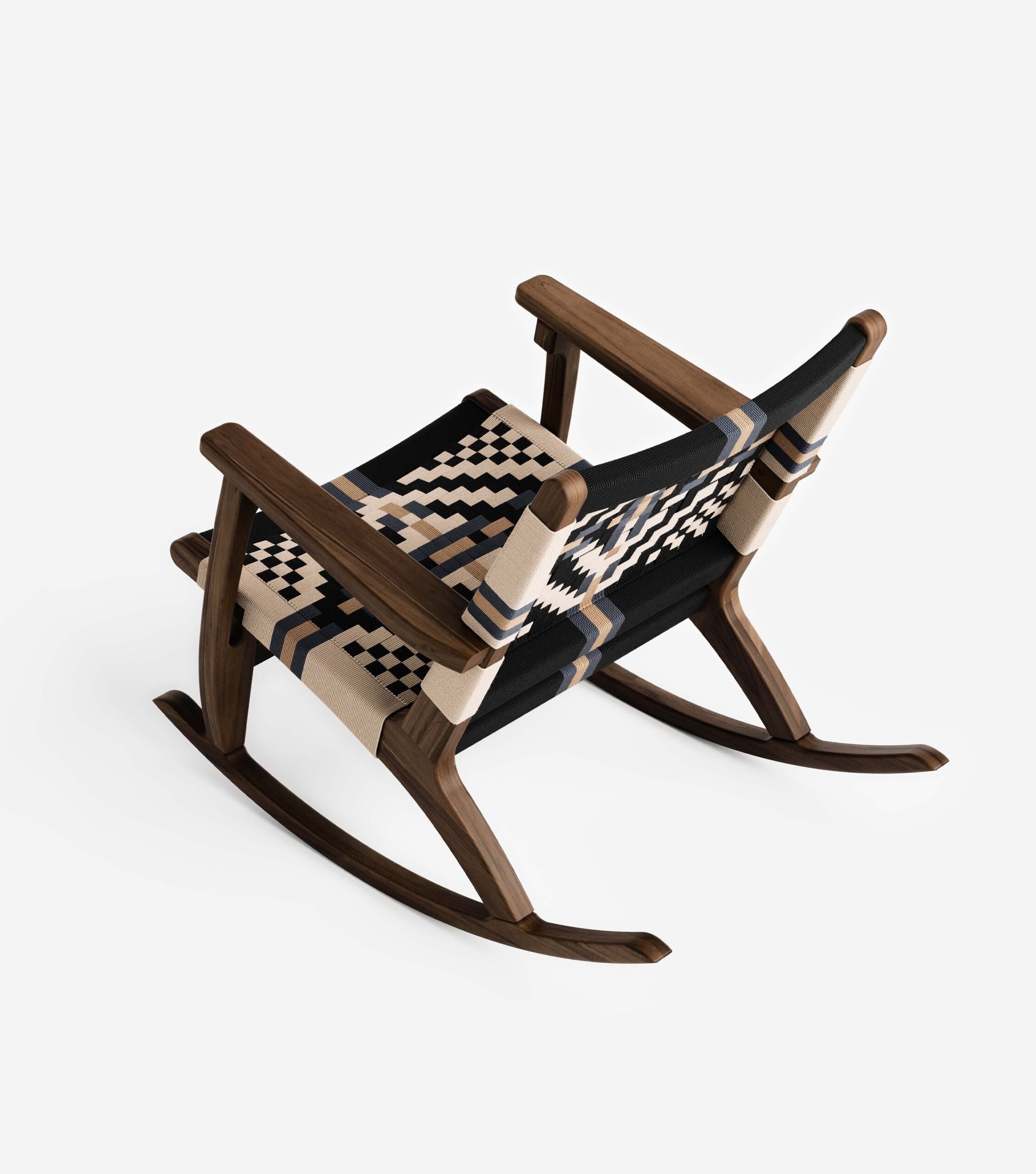 Masaya Rocking Chair | Colonial Pattern - Image 6
