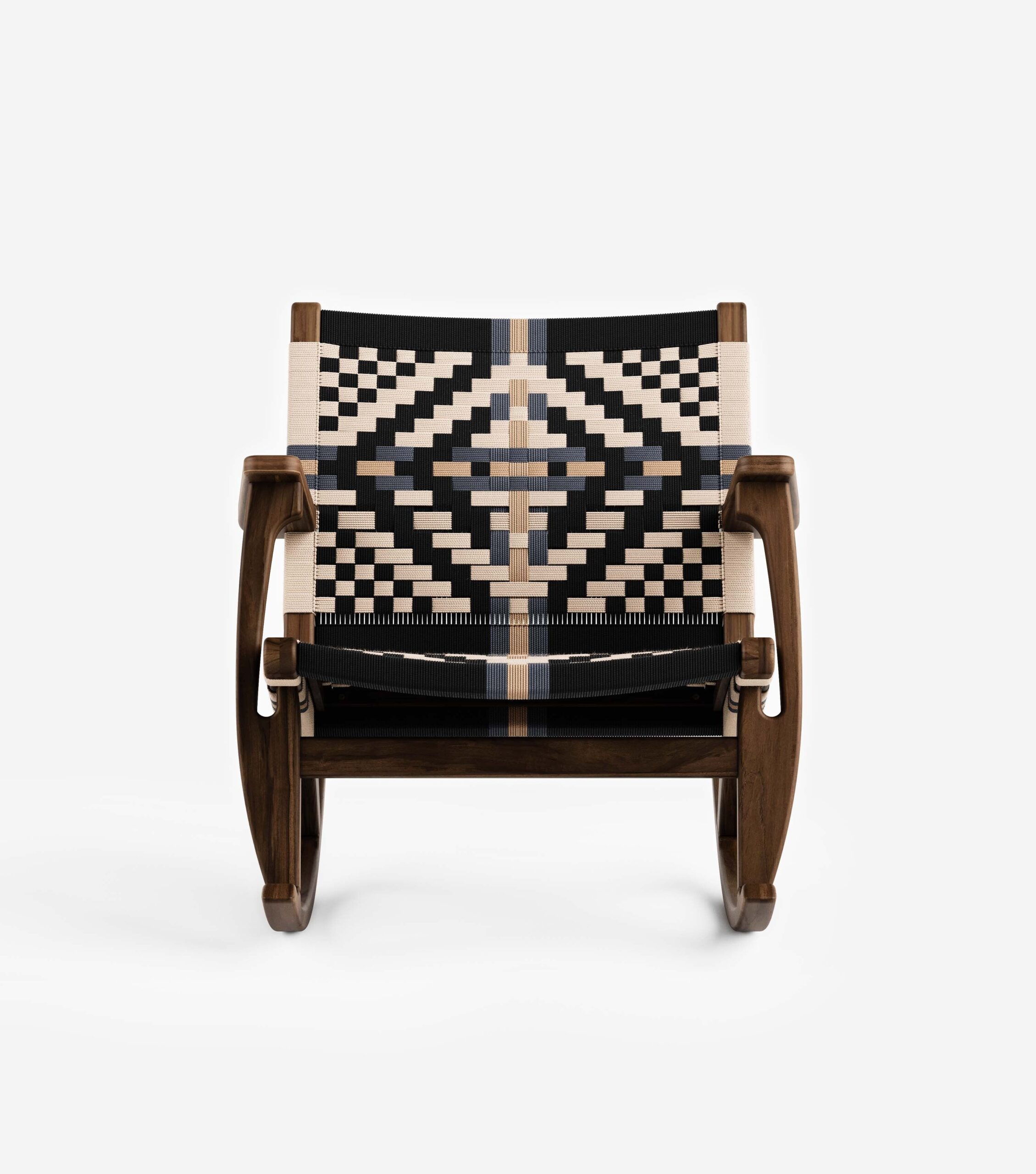 Masaya Rocking Chair | Colonial Pattern - Image 2