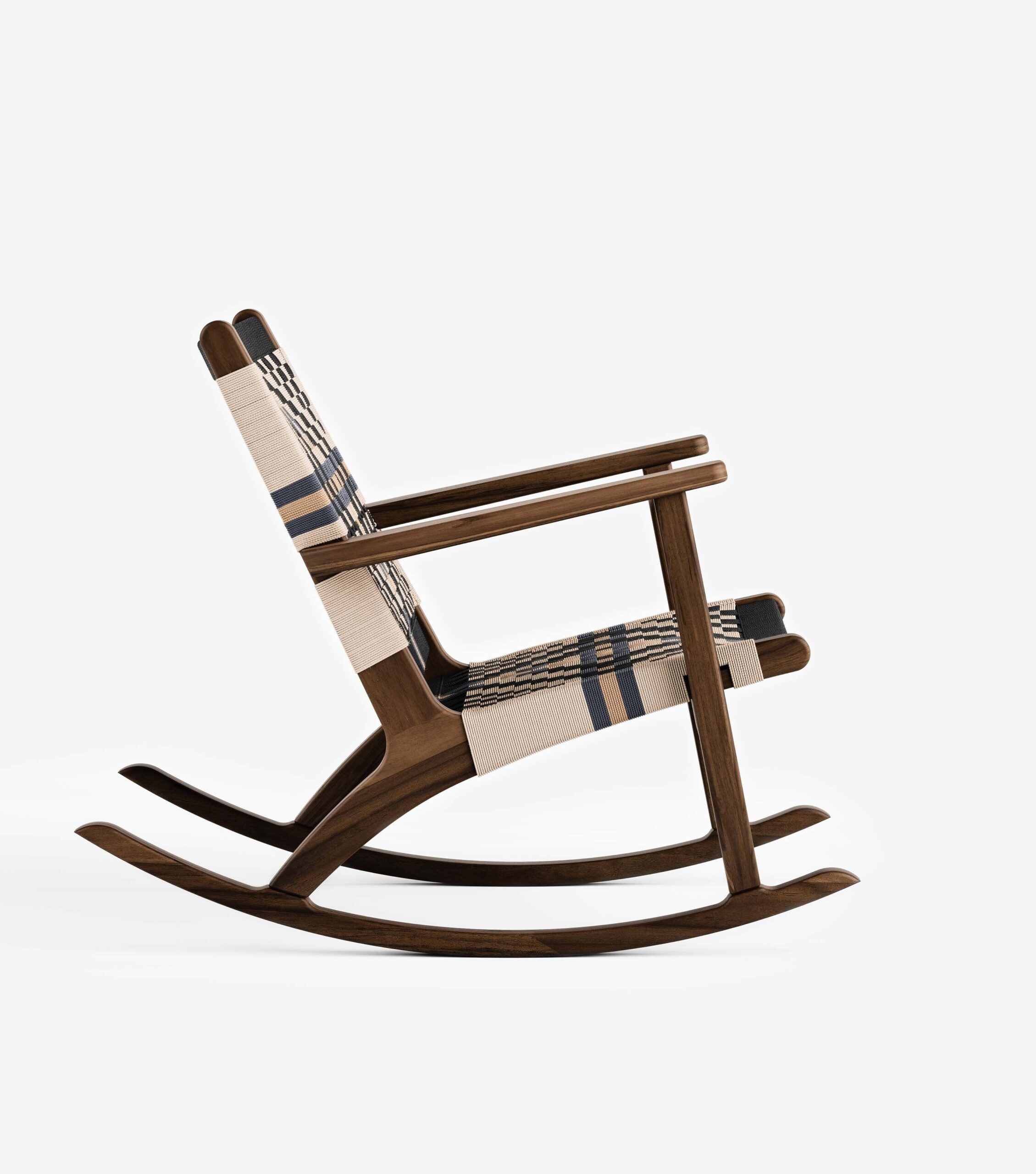 Masaya Rocking Chair | Colonial Pattern - Image 4