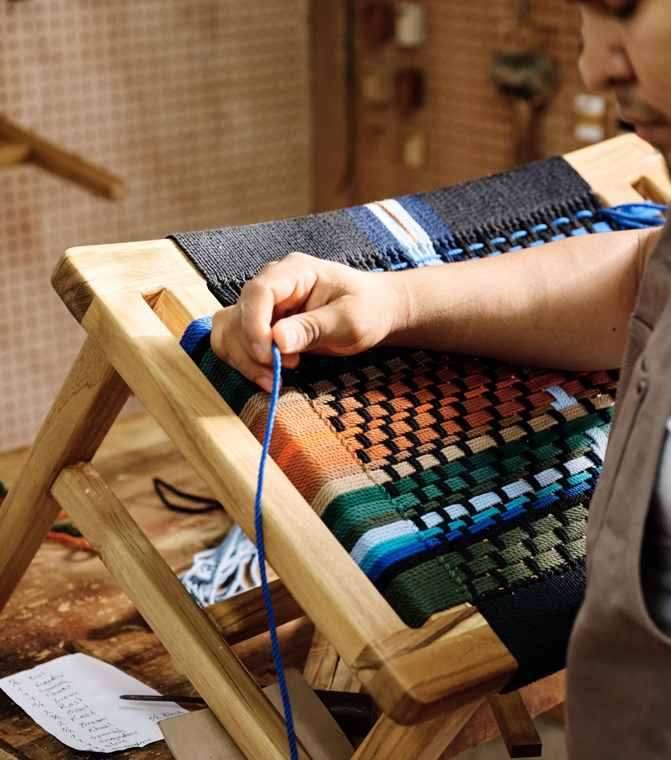 Masaya Ottoman | Mot Mot Pattern - Image 3