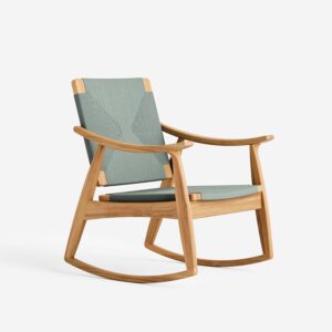 Izapa Rocking Chair | Spa Cross Braided Cord