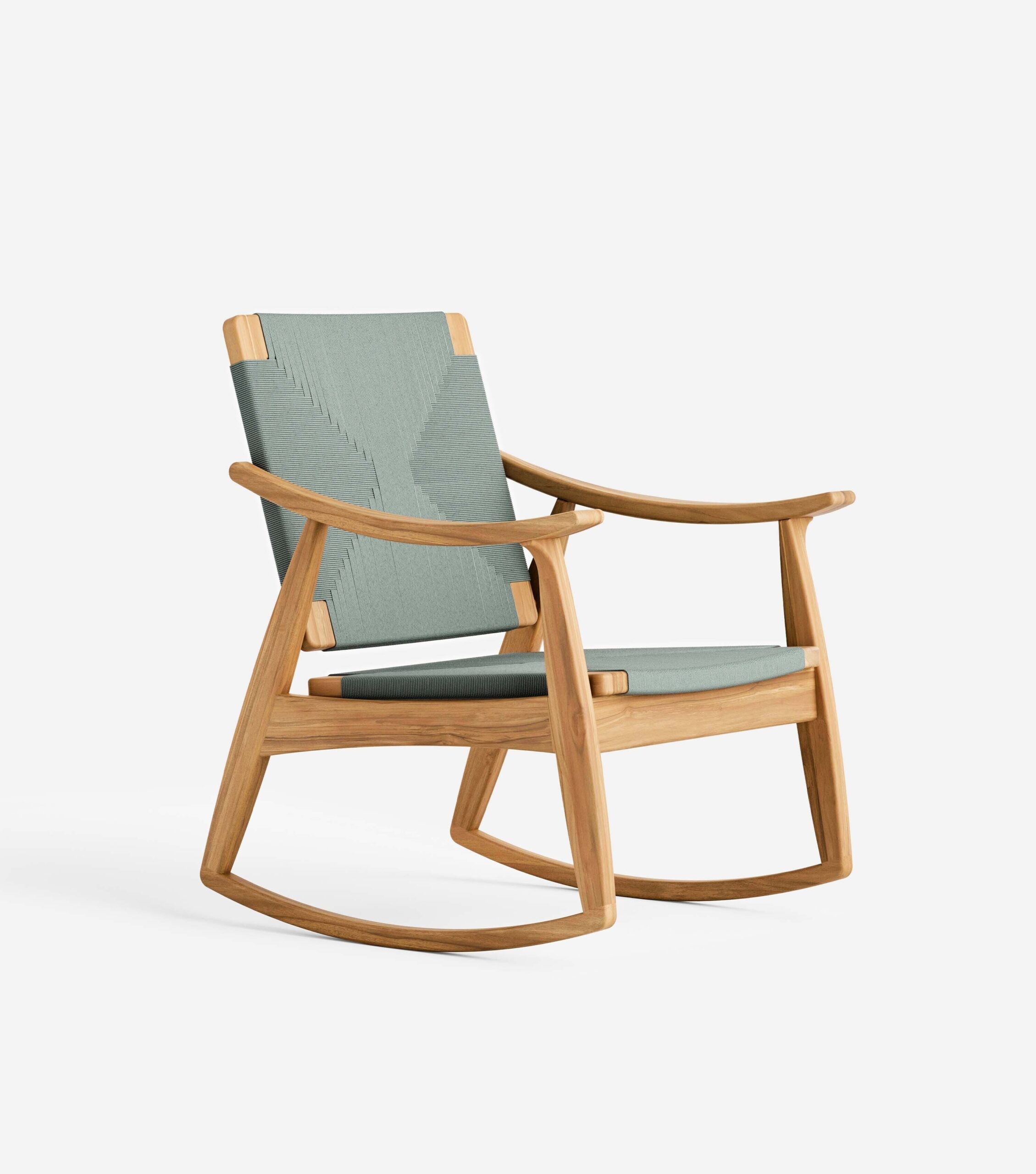 Izapa Rocking Chair | Spa Cross Braided Cord
